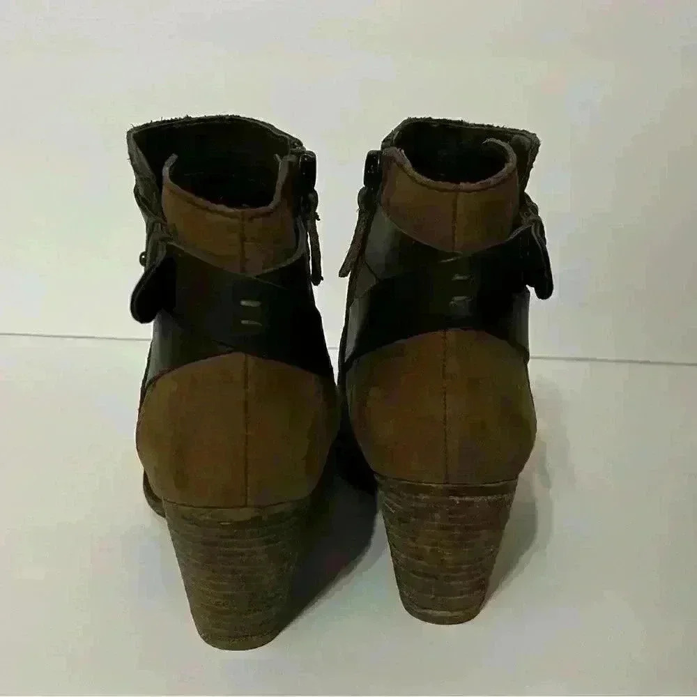 Franco Sarto Suede Booties Size 6.5 - Picture 7 of 8